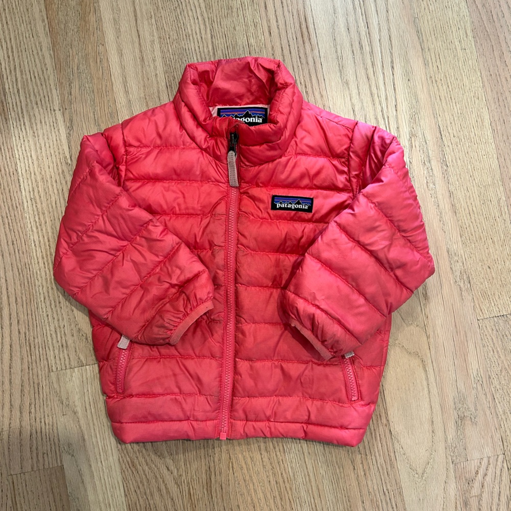 Patagonia Baby Pink Down Jacket